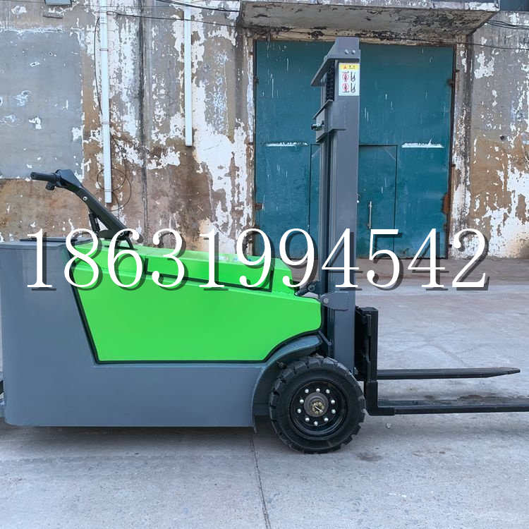 当雄县小型电动叉车1吨2吨步行站驾式电瓶堆高充电装卸车液压升降车铲车